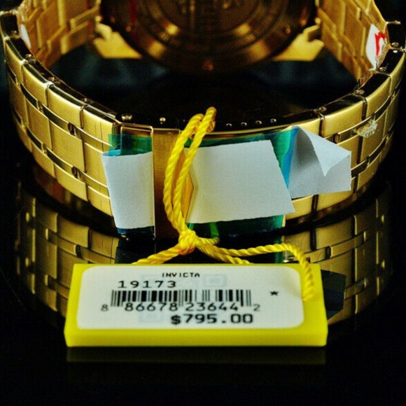 SALE! AVIATOR BLUE 18K GOLD 48MM WATCH! - Picture 2 of 4